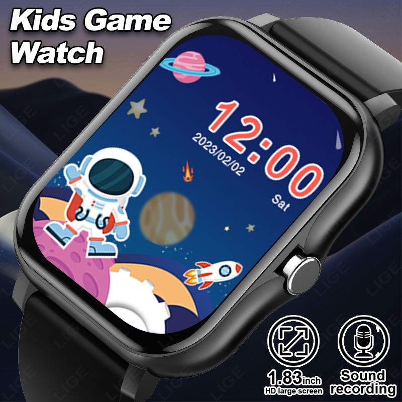 Smartwatch Digital Watches For Kid Boy - LIGE 2025 Audiolibro niños Smartwatch moda