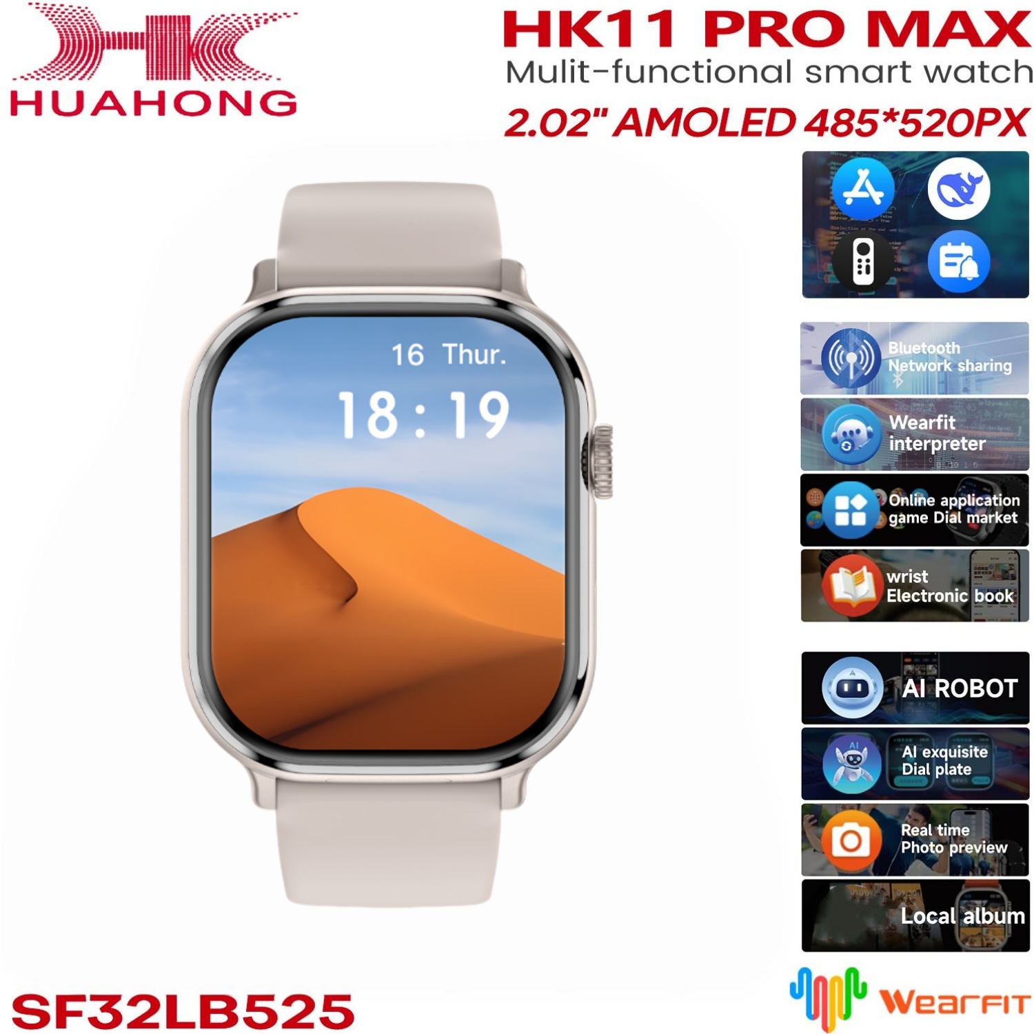 Heart Rate Gps Watch - Reloj Inteligente Original HK11 Pro MAX