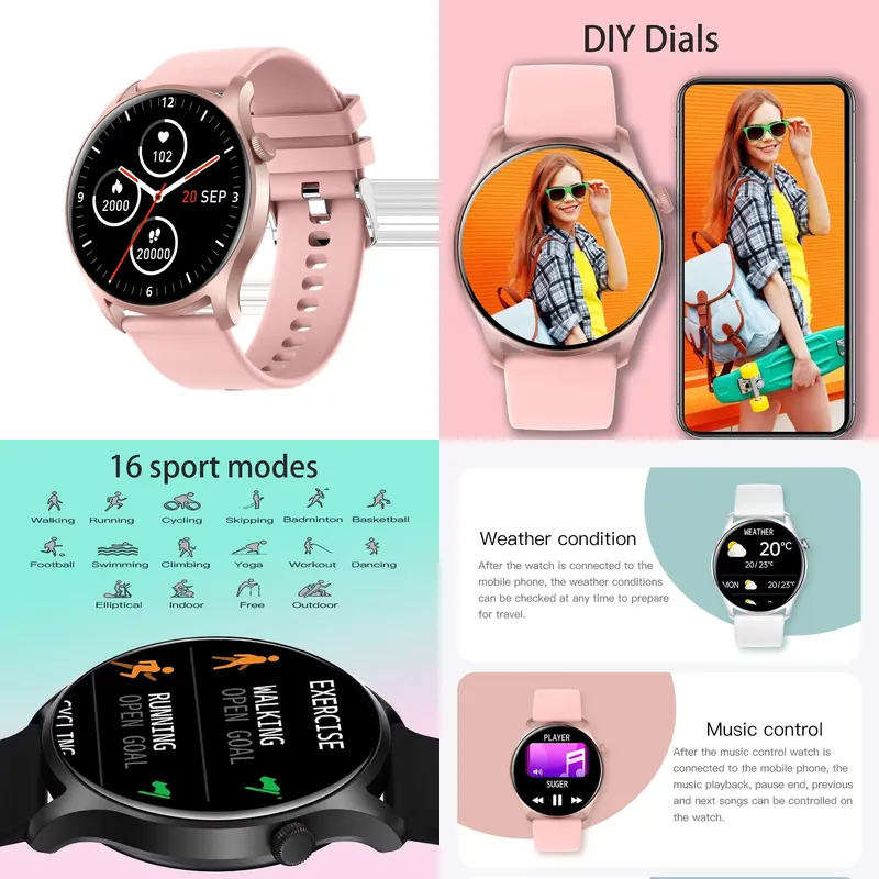 Smartwatch I Watches - Reloj Inteligente SENBONO MAX8 para Hombre
