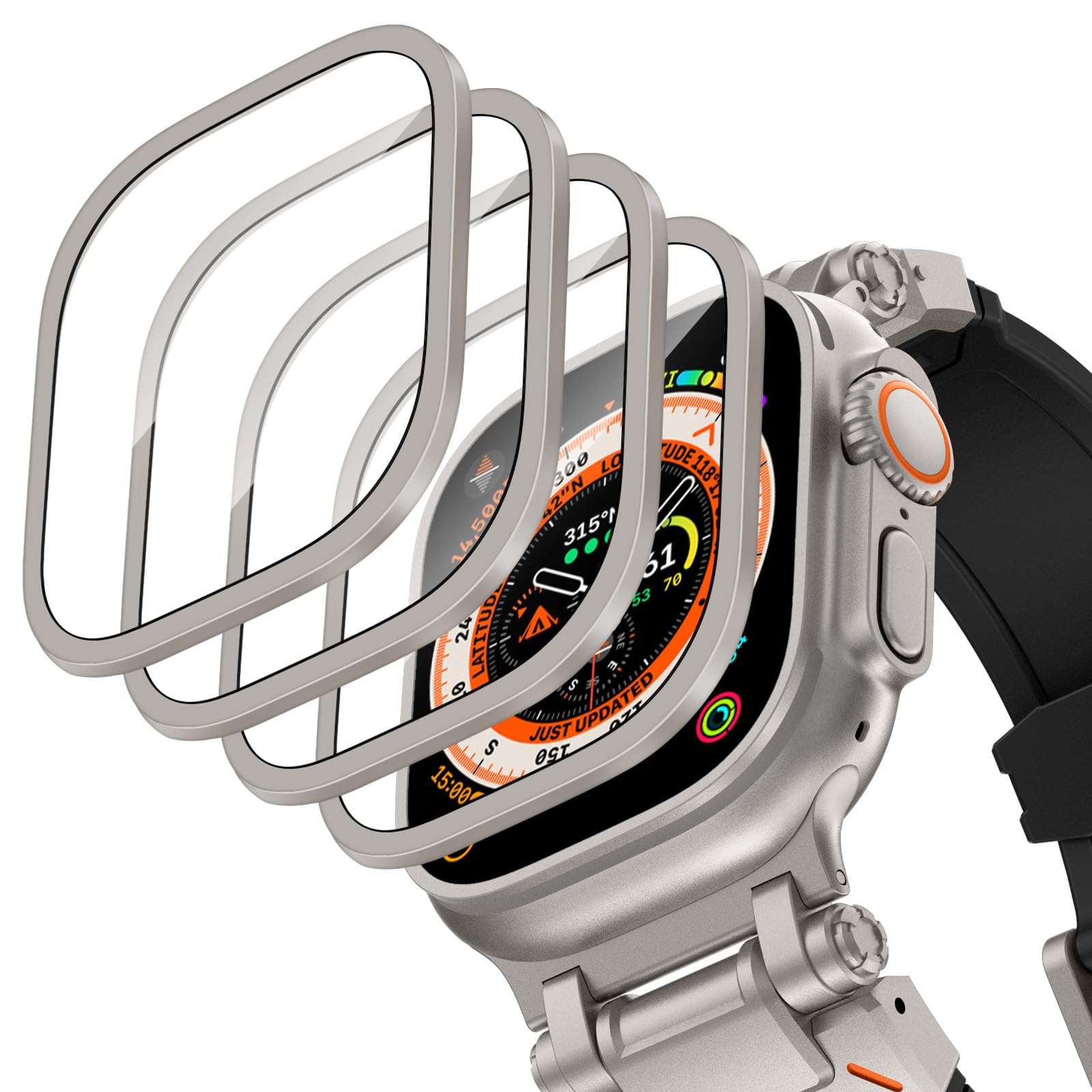 Apple Watch Band - Funda de aleación de aluminio +