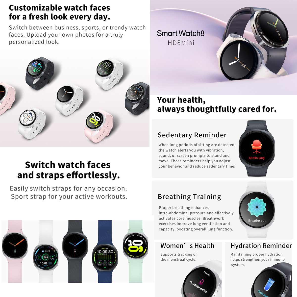 Reloj Inteligente 2026 con GPS - Smartwatch Health Watches For Women reseña y precio