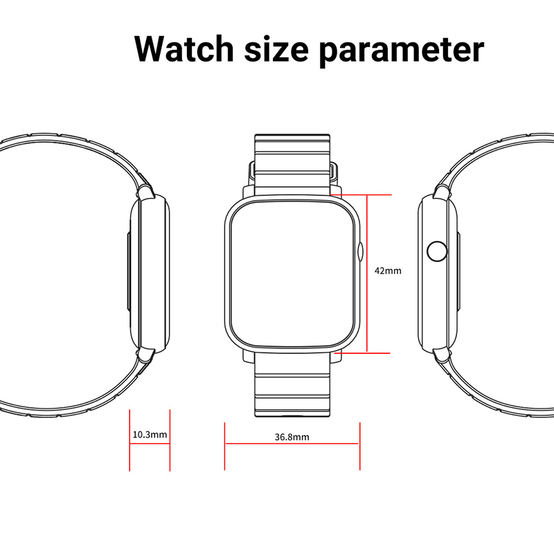 Reloj inteligente deportivo IP - Smartwatch Iphone Watches For Women reseña y precio