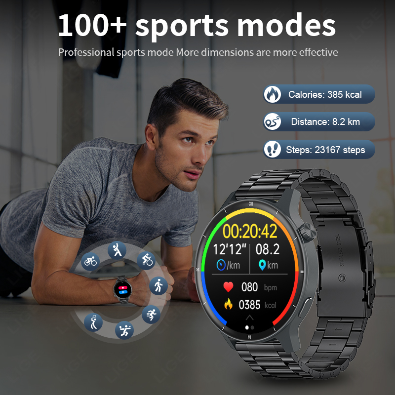 Reloj inteligente LIGE con esf - Smartwatch Latest Watches For Women reseña y precio