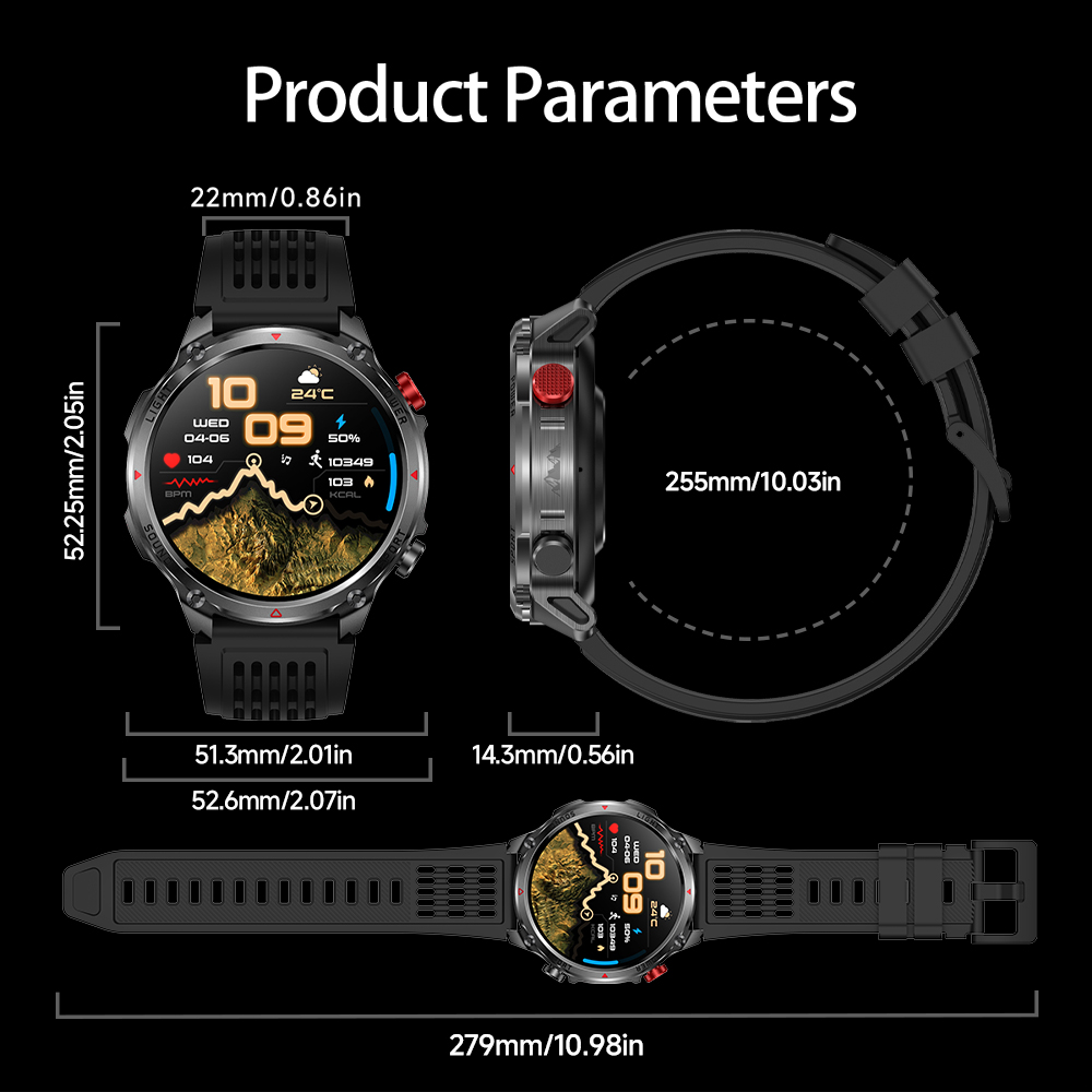 Reloj Inteligente GPS HT45 - B - Heart Rate Gps Watch reseña y precio
