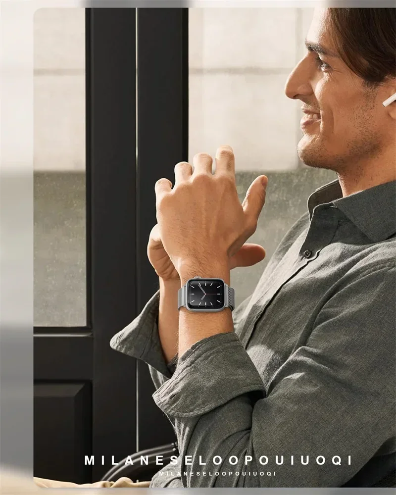 Bucle milanés para correa de r - Smartwatch Iphone Watches For Women reseña y precio