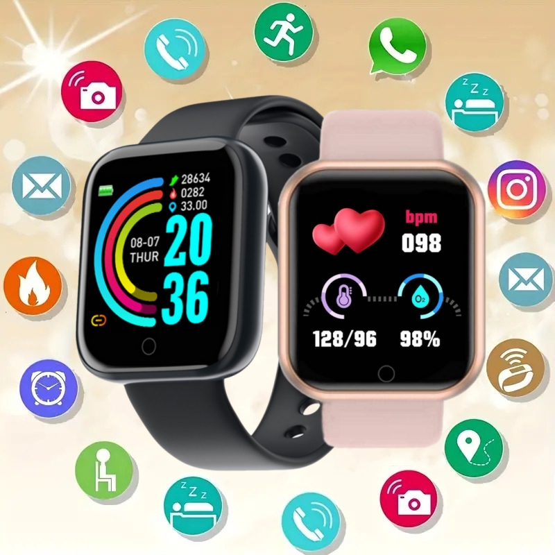 Reloj inteligente Y68 D20 para - Smartwatch Watches Kids reseña y precio