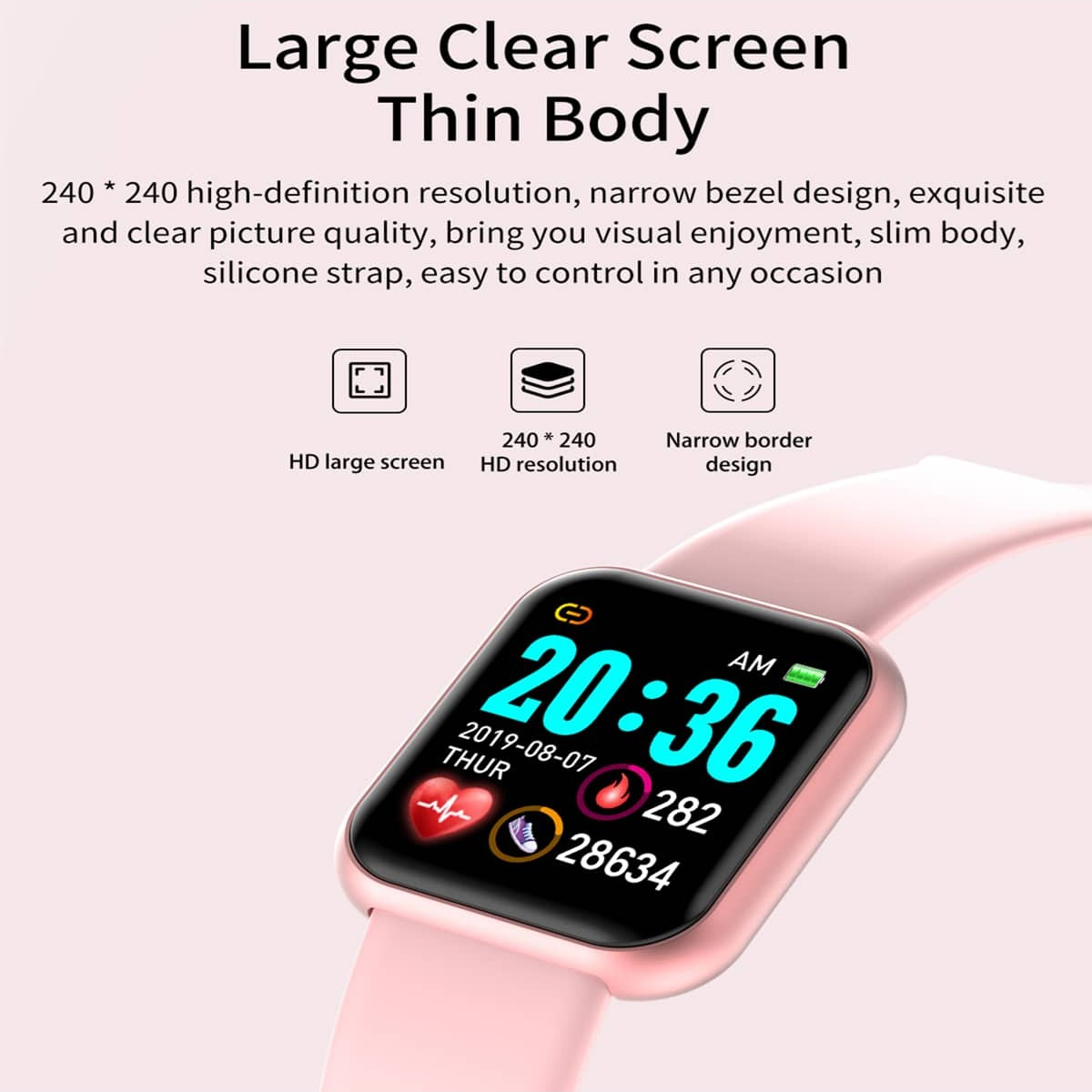Reloj inteligente Y68 D20 para - Smartwatch Watches Kids reseña y precio