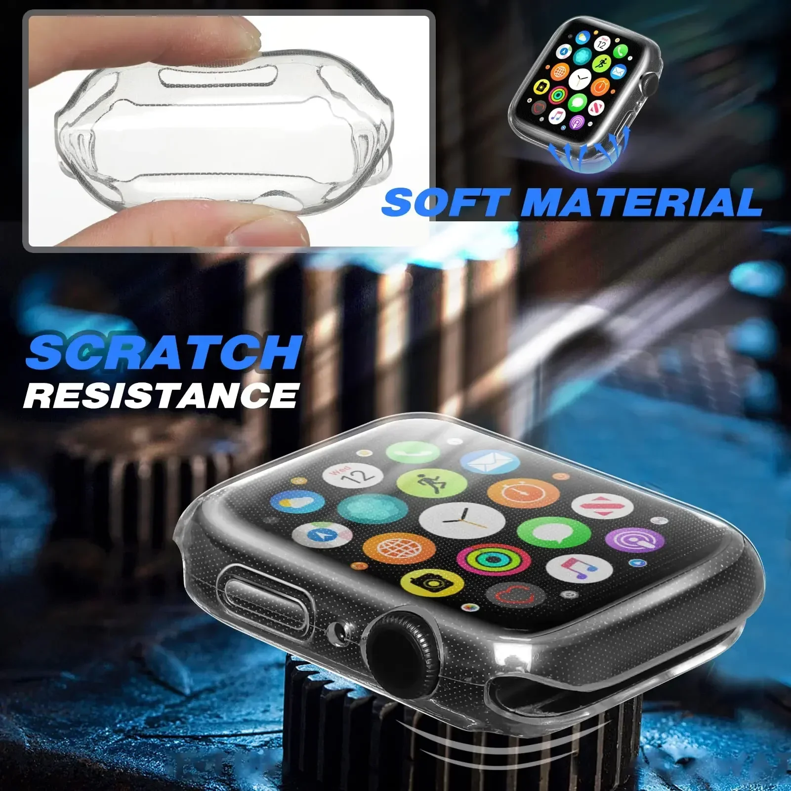 Funda para Apple Watch Case 44 - Smartwatch Iphone Watches For Women reseña y precio
