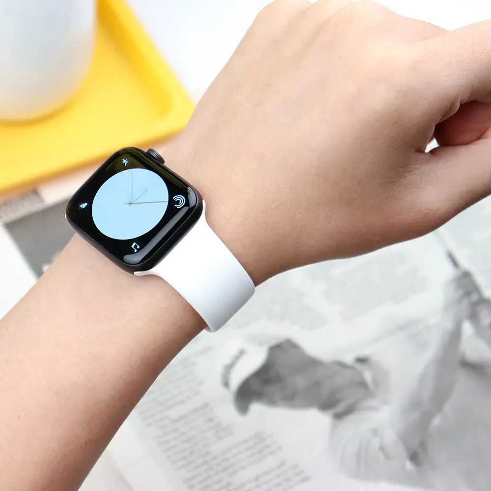 Correa de silicona para Apple  - Smartwatch Iphone Watches For Women reseña y precio