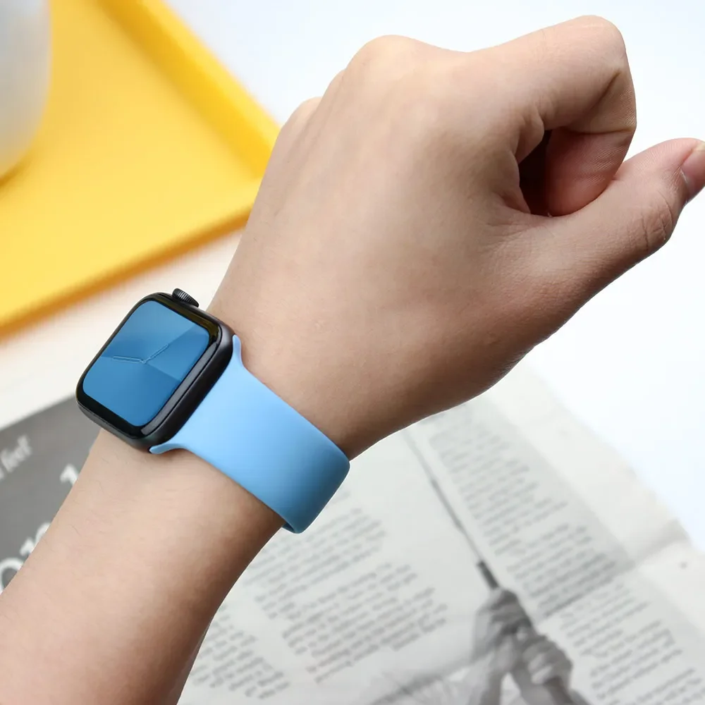 Correa de silicona para Apple  - Smartwatch Iphone Watches For Women reseña y precio