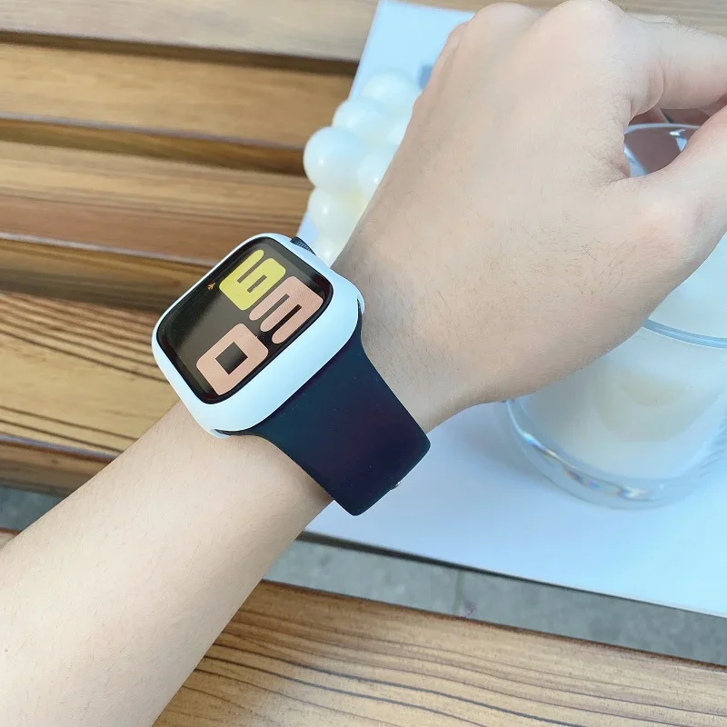 Correa de silicona para Apple  - Smartwatch Iphone Watches For Women reseña y precio