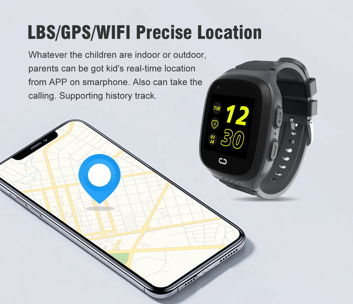 Reloj inteligente 4G para niño - Smartwatch Watches For Kids With Gps reseña y precio
