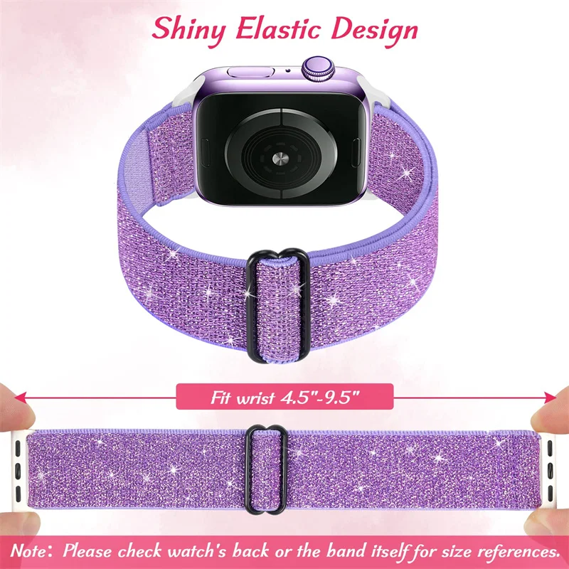 Correa Scrunchie para Apple wa - Smartwatch Iphone Watches For Women reseña y precio