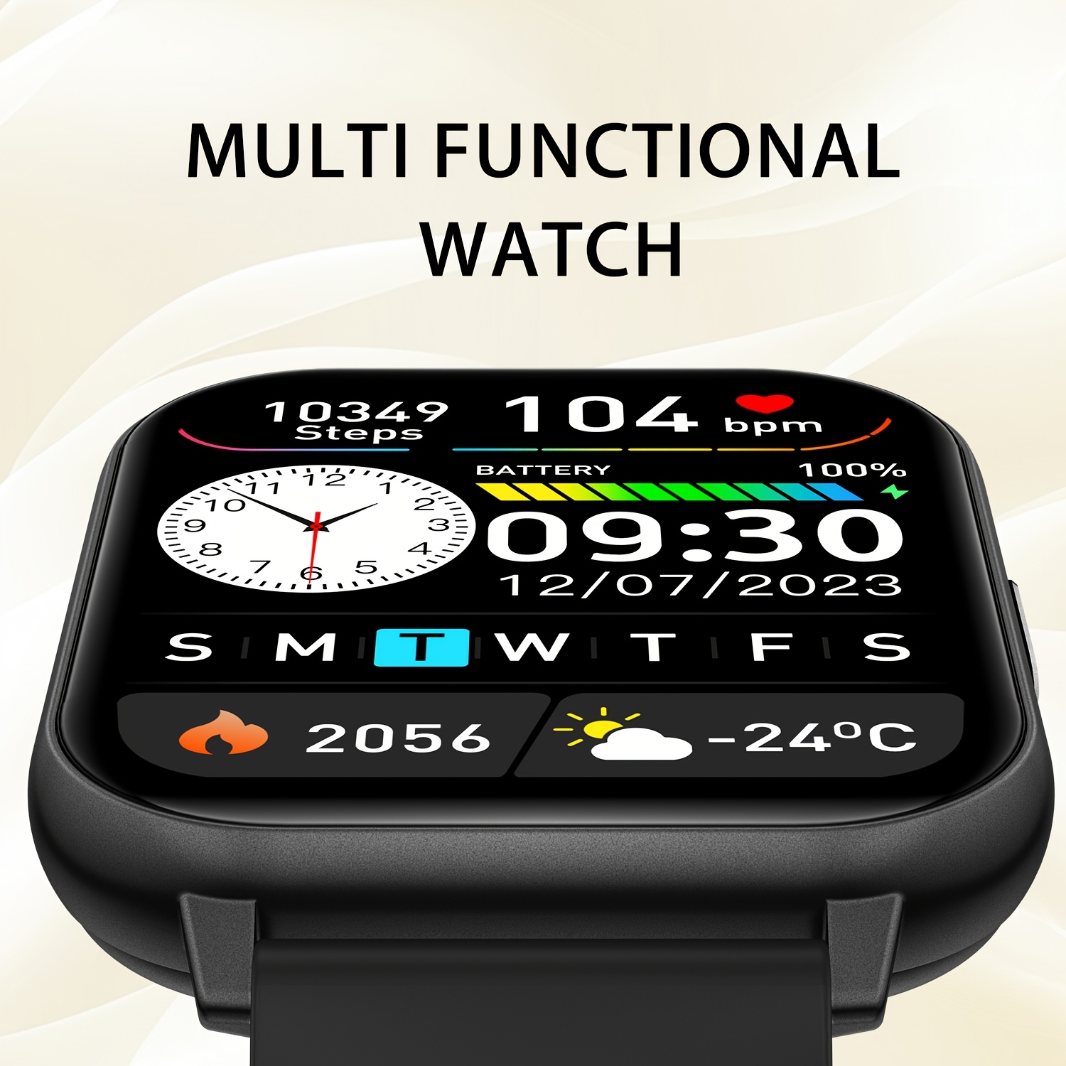 Reloj inteligente deportivo, p - Smartwatch Iphone Watches For Women reseña y precio