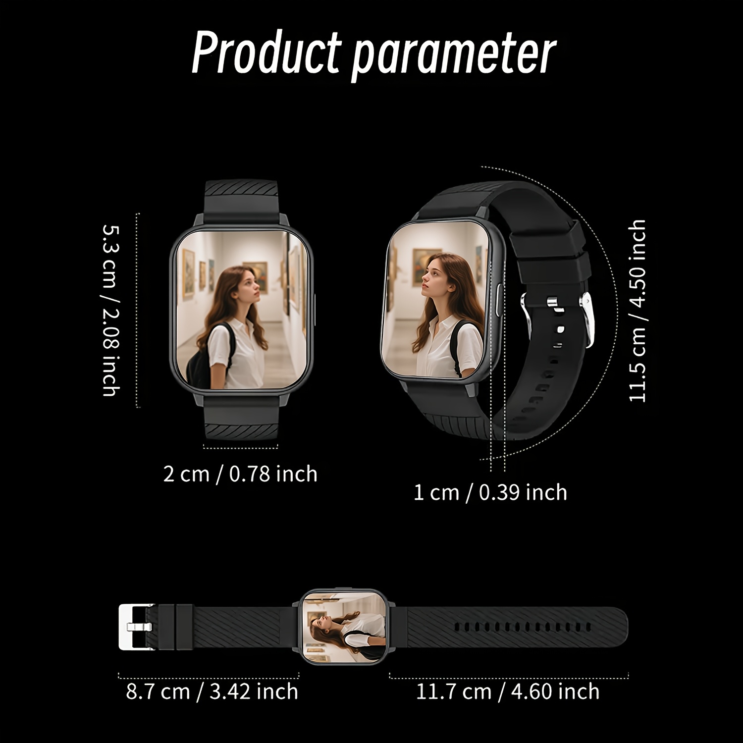 Reloj inteligente deportivo, p - Smartwatch Iphone Watches For Women reseña y precio