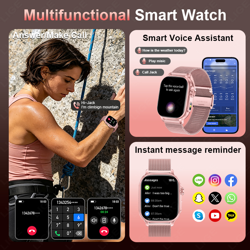 Nuevo Reloj Inteligente 2026 c - Smartwatch Health Watches For Women reseña y precio