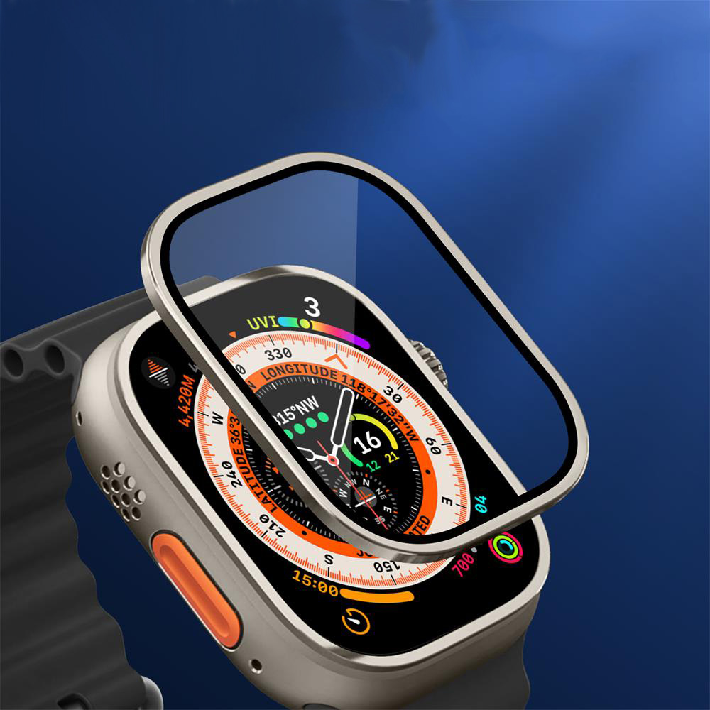 Parachoques de Metal + vidrio  - Apple Watch Band reseña y precio