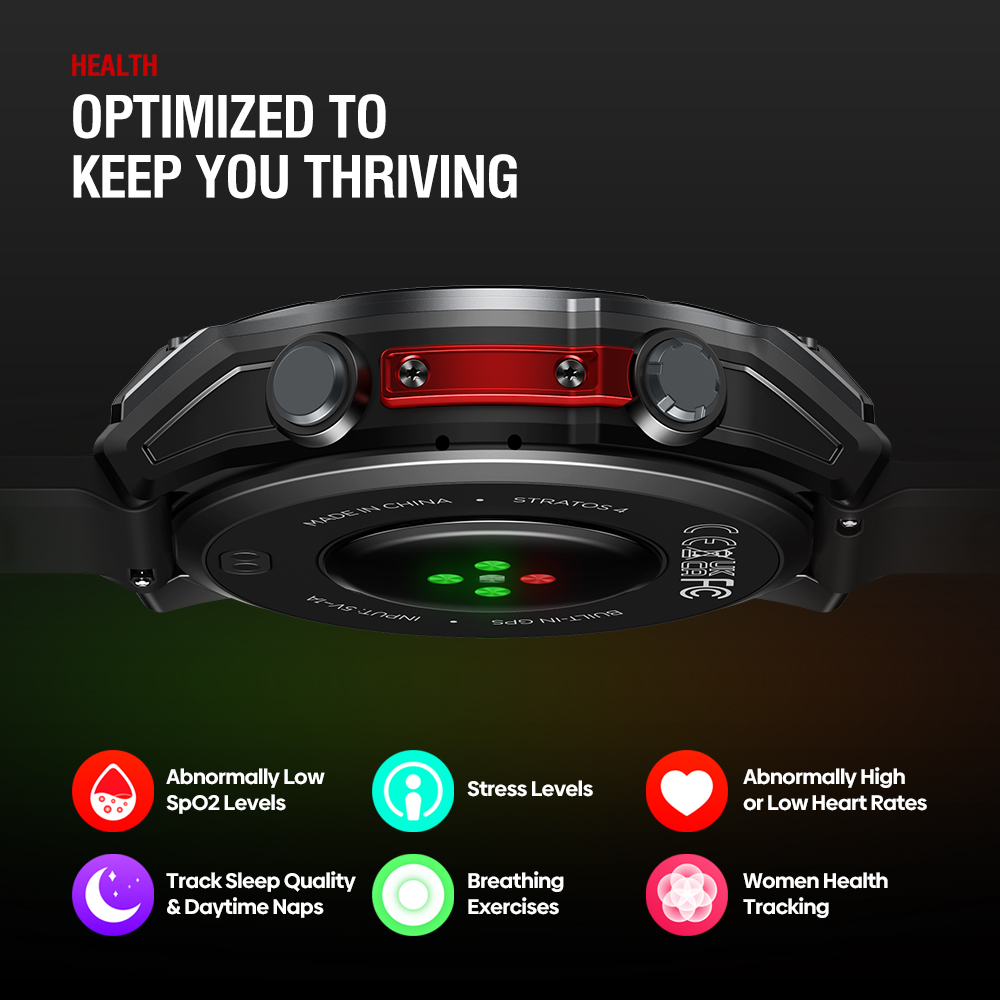 Nuevo reloj inteligente Zeblaz - Heart Rate Gps Watch reseña y precio