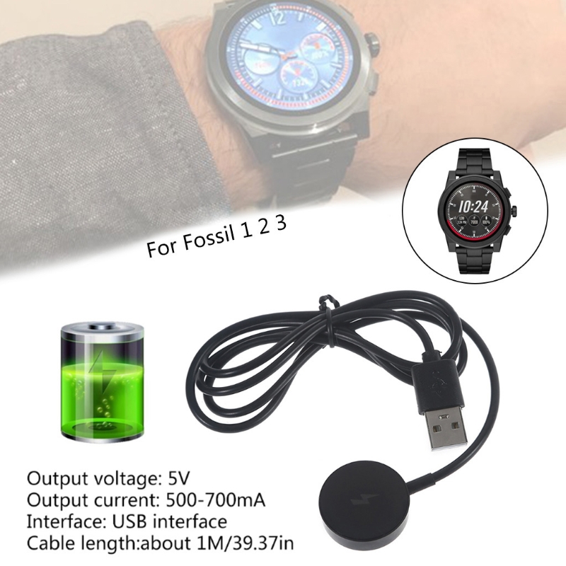 Adaptador de cargador de reloj - Fossil Watches Smartwatch Gen 3 reseña y precio