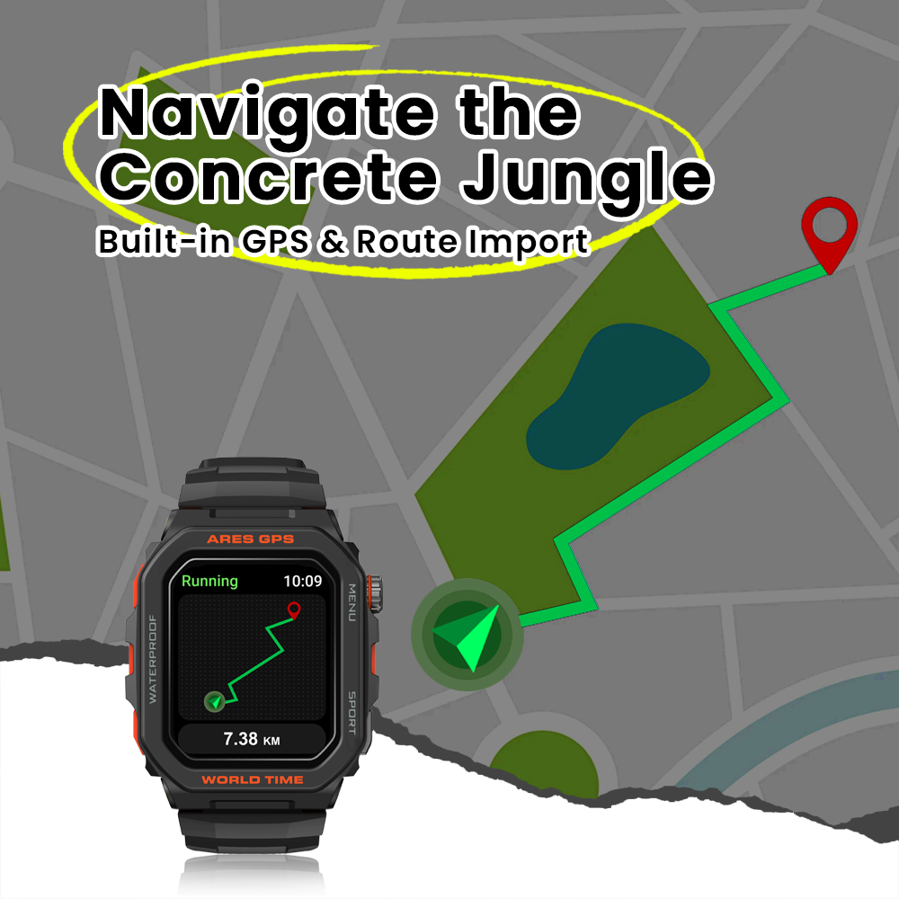 Nuevo reloj inteligente Zeblaz - Heart Rate Gps Watch reseña y precio