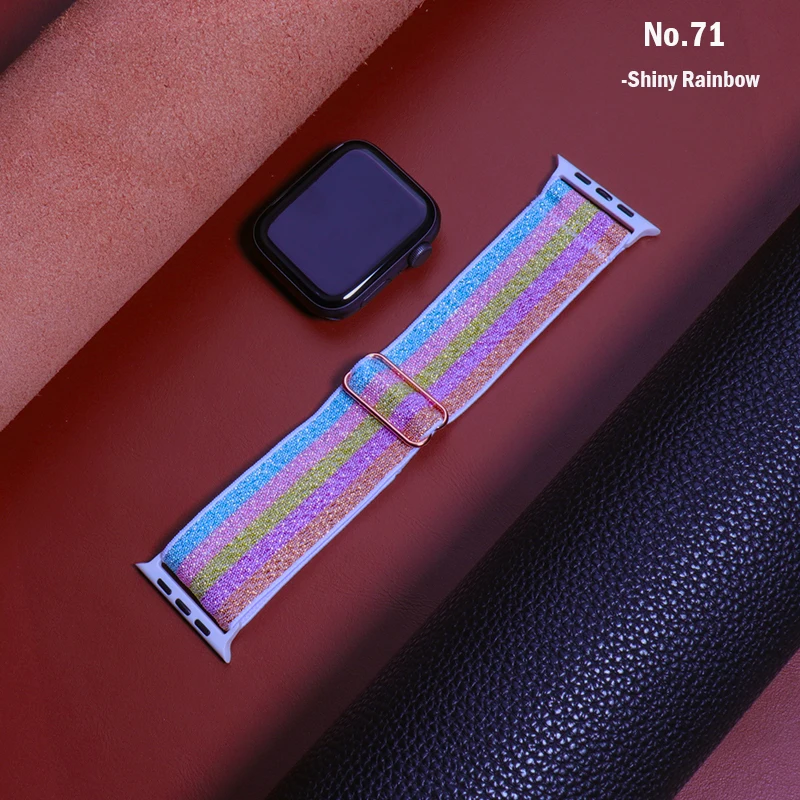 Correa Scrunchie para Apple wa - Smartwatch Iphone Watches For Women reseña y precio