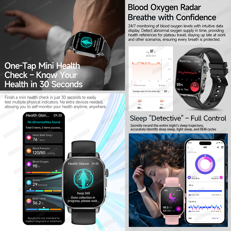 Reloj Inteligente de Salud 202 - Smartwatch Health Watches For Women reseña y precio